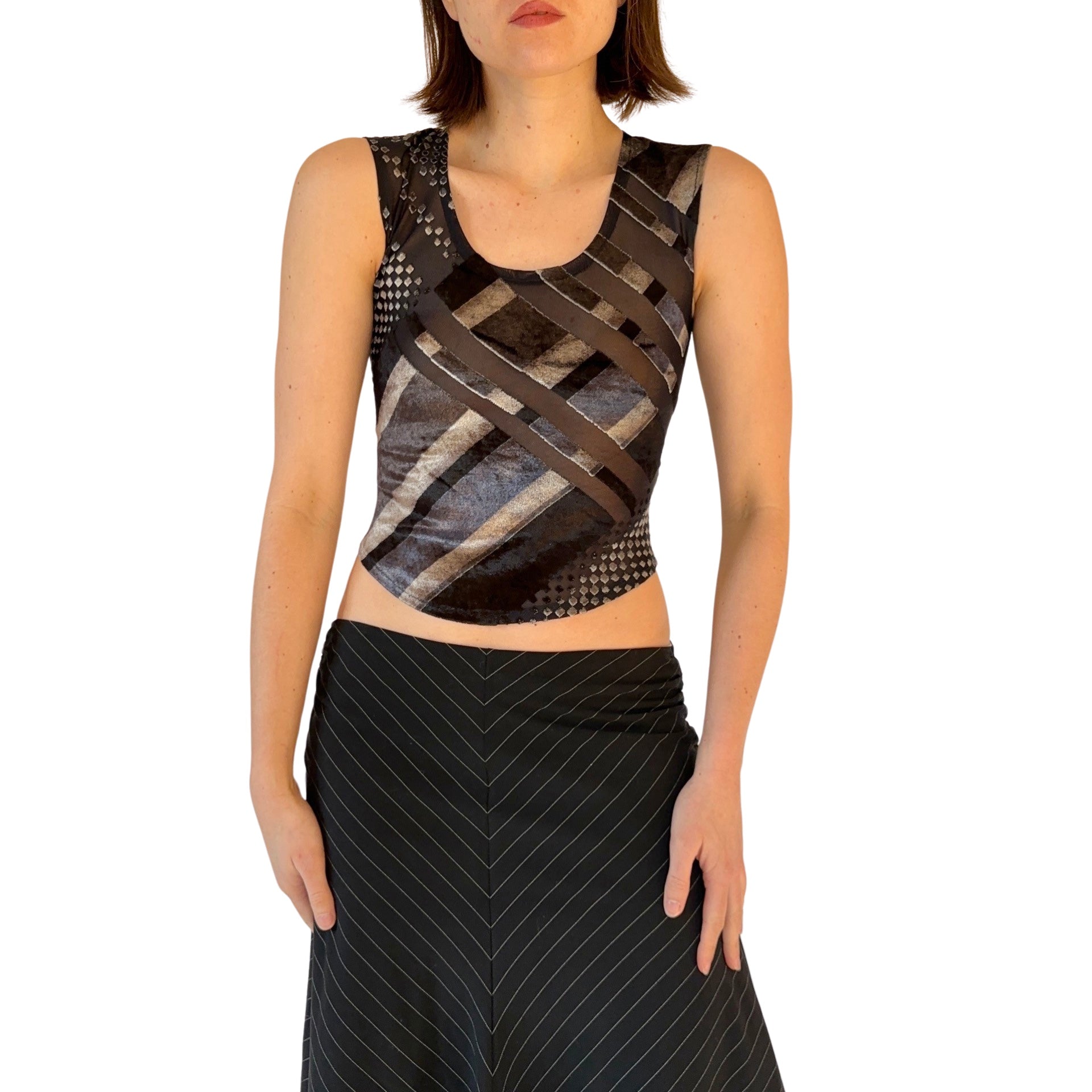 90s Burnout Velvet Tank (XXS/XS)