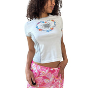 Vintage Italian cotton baby tee (S)