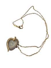 Vintage Heart Watch Necklace