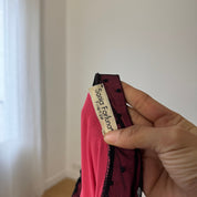 Sonia Fortuna Red Slinky Skirt layered with Black Mesh (XS/S)