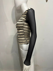 Vintage Stripe Mesh Longsleeve (XS/S)