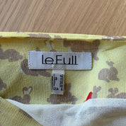 Vintage Butter Yellow Silk Skirt (S)
