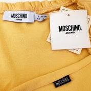 Moschino Yellow Ruffle Top (M)