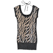 Sequin Knit Mini Dress (S/M)