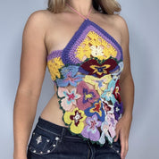 Crochet Doily Orchid Top (S)