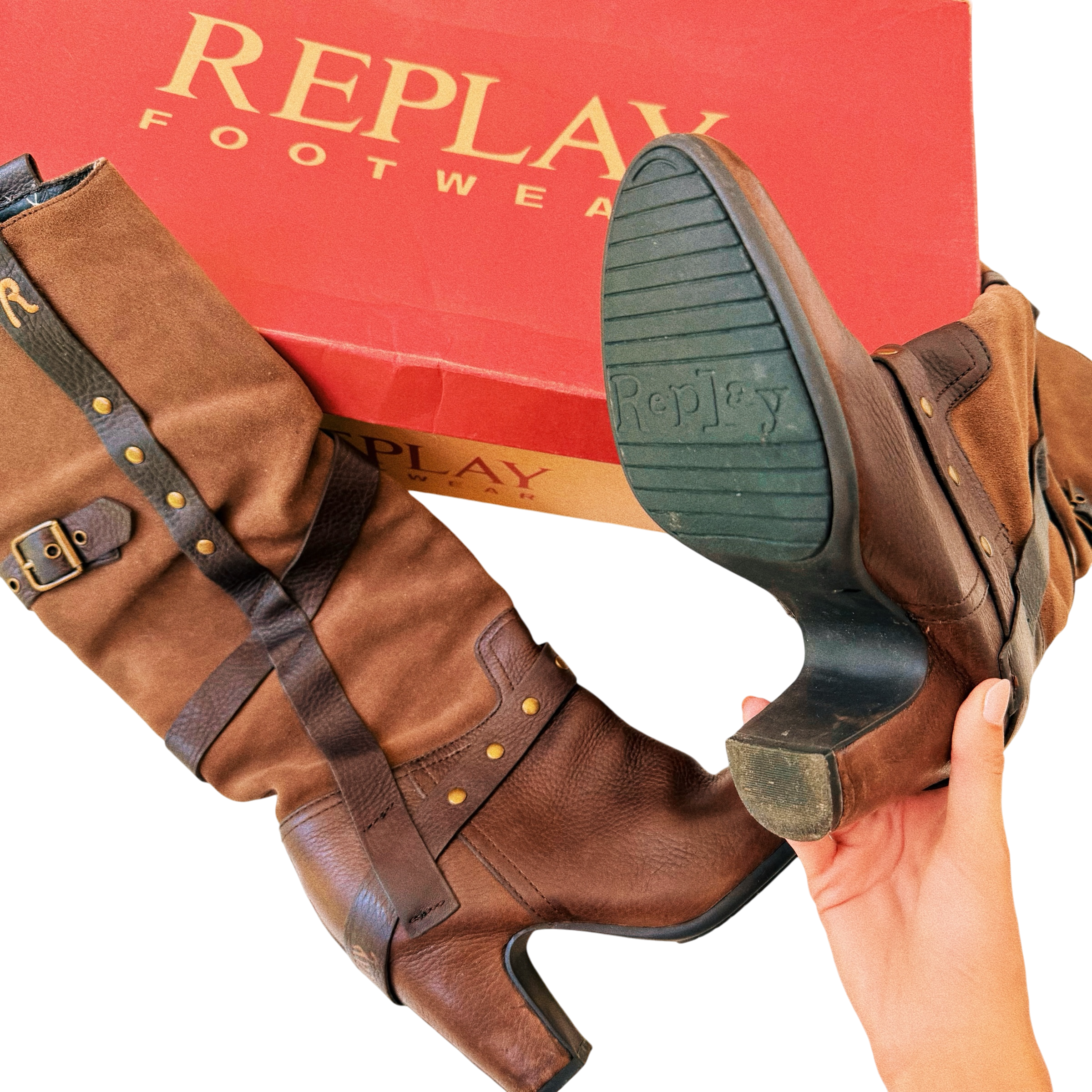Replay Italy Leather Boots (6)