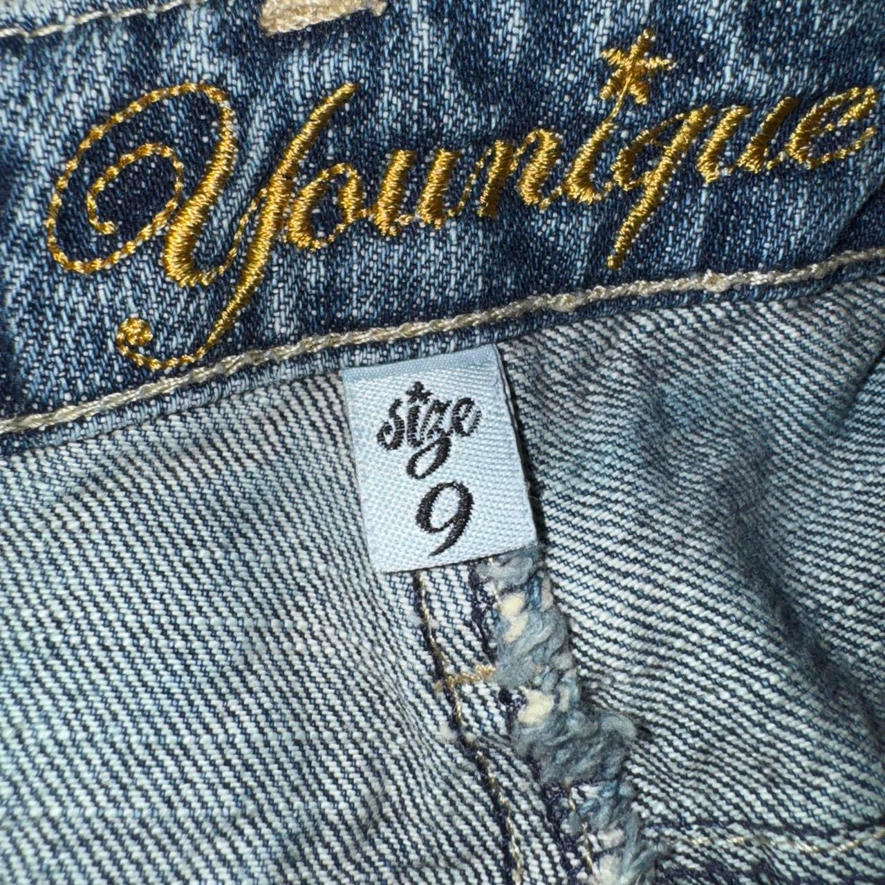 Y2K Distressed Bleach Splatter Jeans (M)