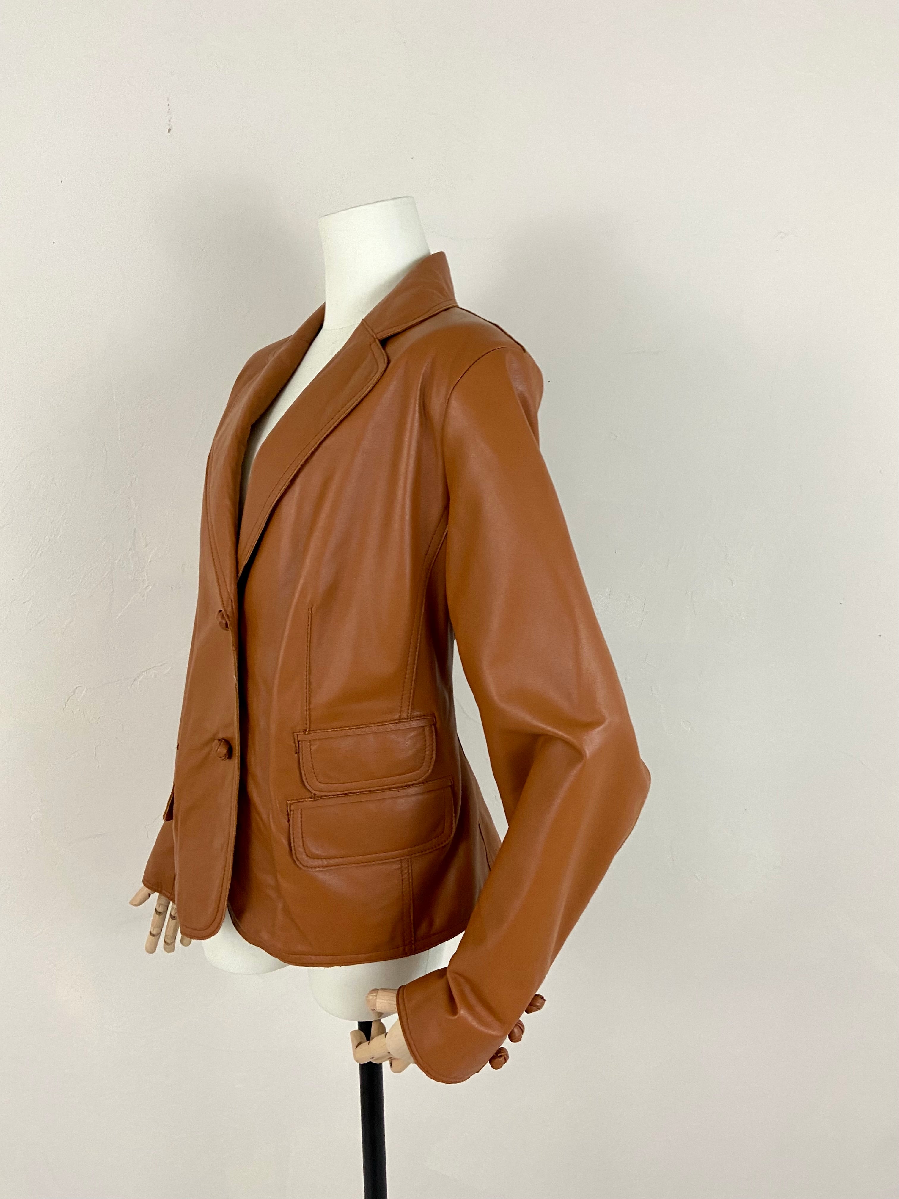 Pamela McCoy leather jacket