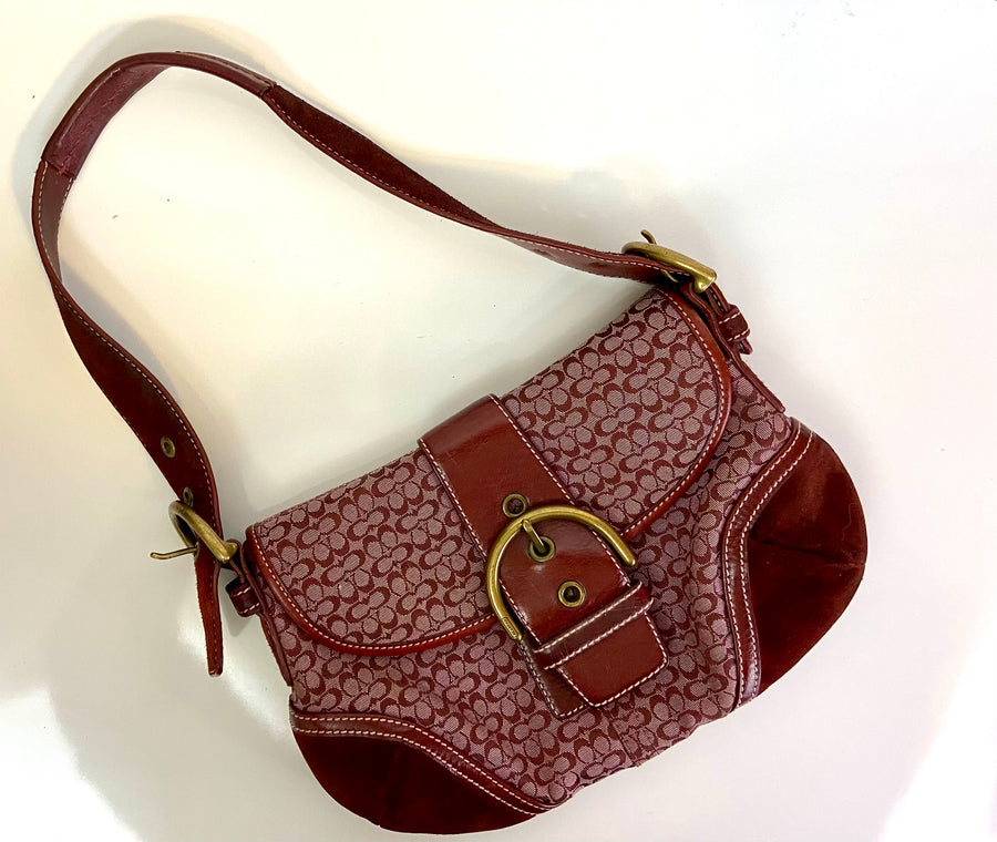 Coach Bag For Women,Maroon - Tote Bags: Buy Online at Best Price in UAE -  Amazon.ae