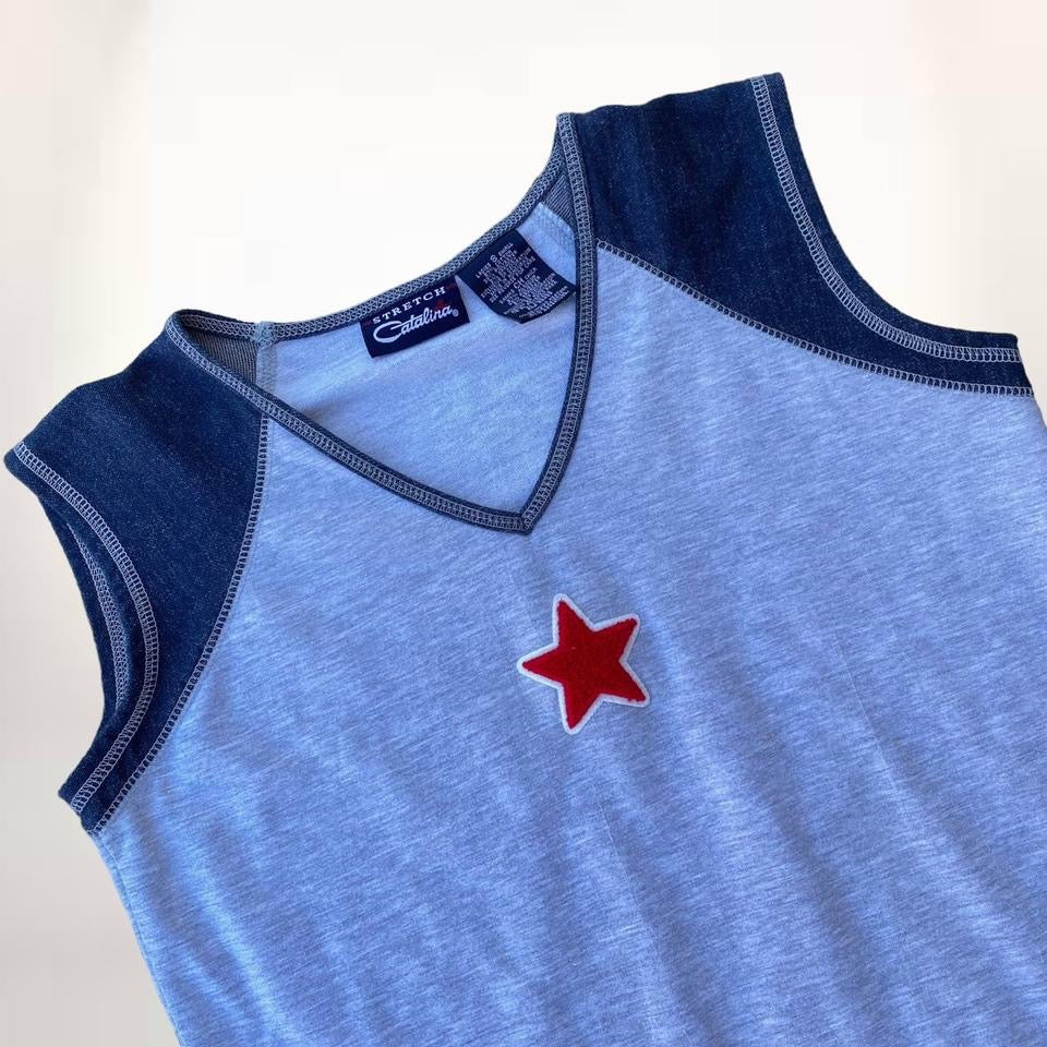 Y2K Star Baby Tee (L-XL)