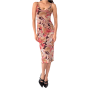 90s Mesh Floral Dress (S)