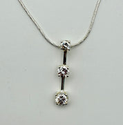 Three
Diamond Pendant necklace