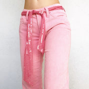 Early 2000s Pink Corduroy Pants (S)