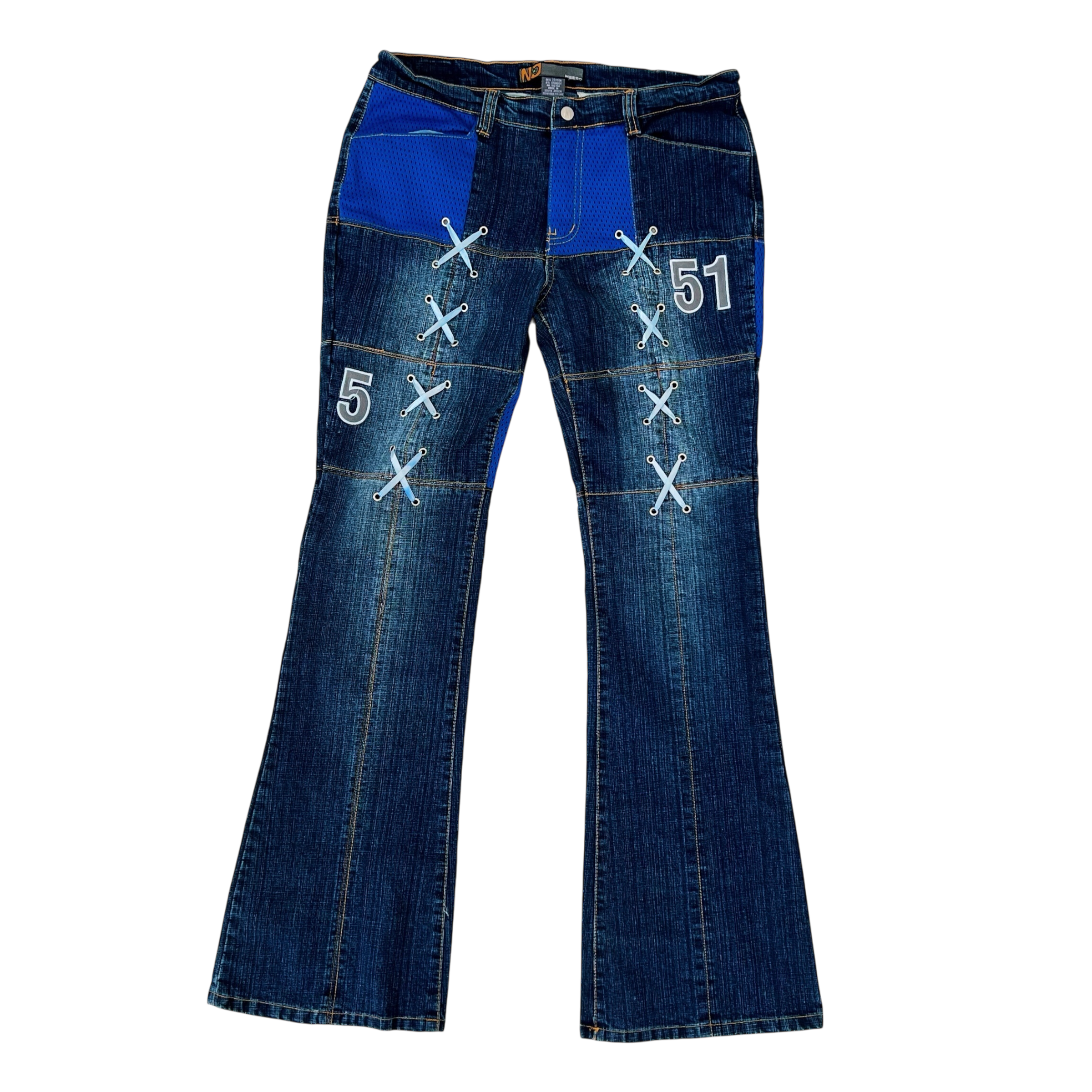Early 2000s Sporty Lace Up Jeans (M/L) – Holy Thrift