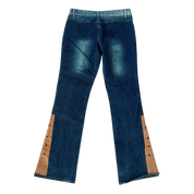 Early 2000s Western Belted Jeans (S)