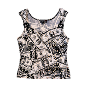 Vintage Money Top (S/M)