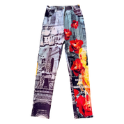 Vintage Funky Graphic Pants (XS/S)