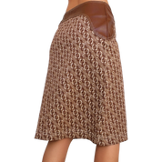 Morgan De Toi Monogram Midi Skirt (S)