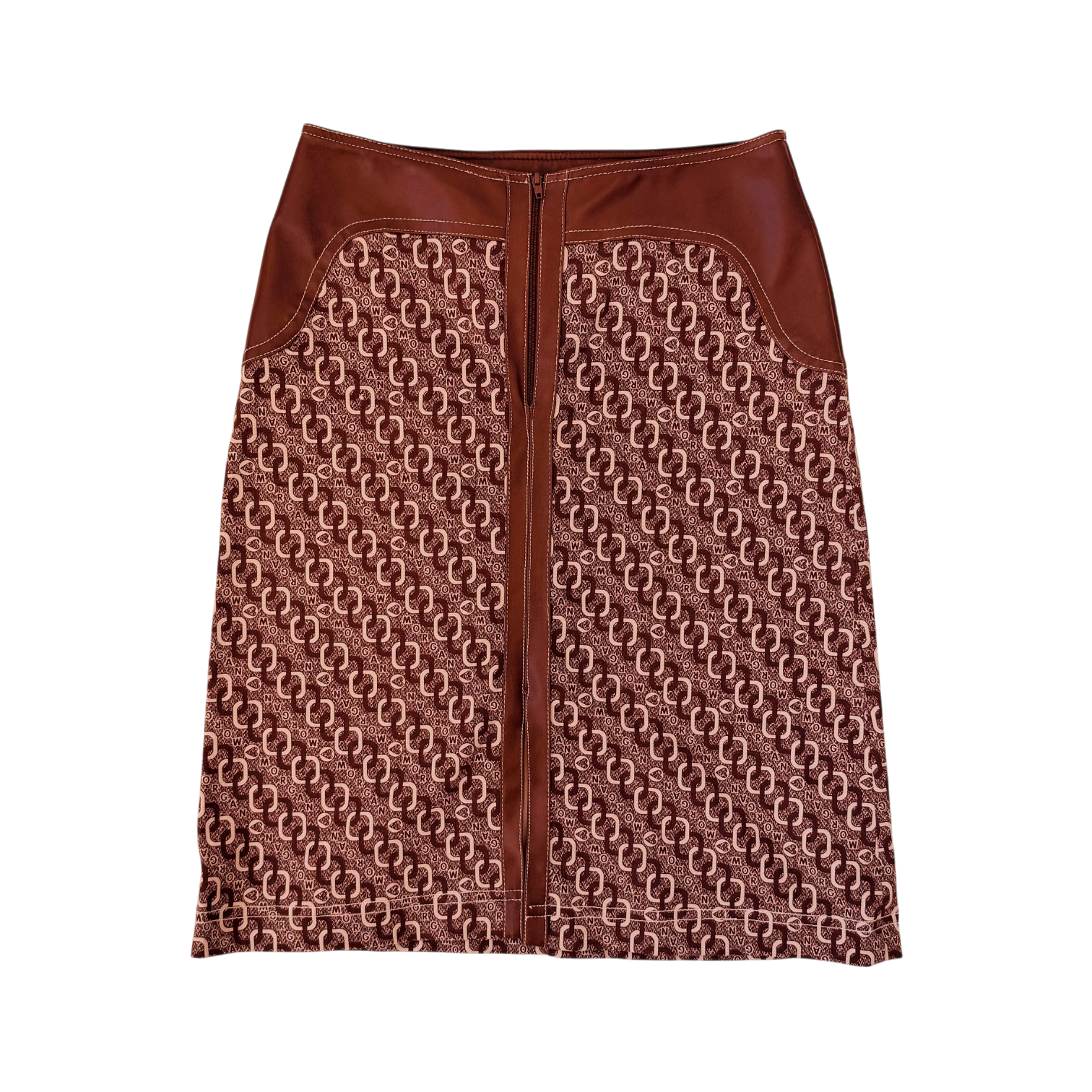 Morgan De Toi Monogram Midi Skirt (S)