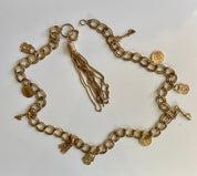 Vintage gold chain belt