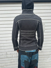 Vintage Diesel Utility Fleece Asymmetrical Jacket (S)