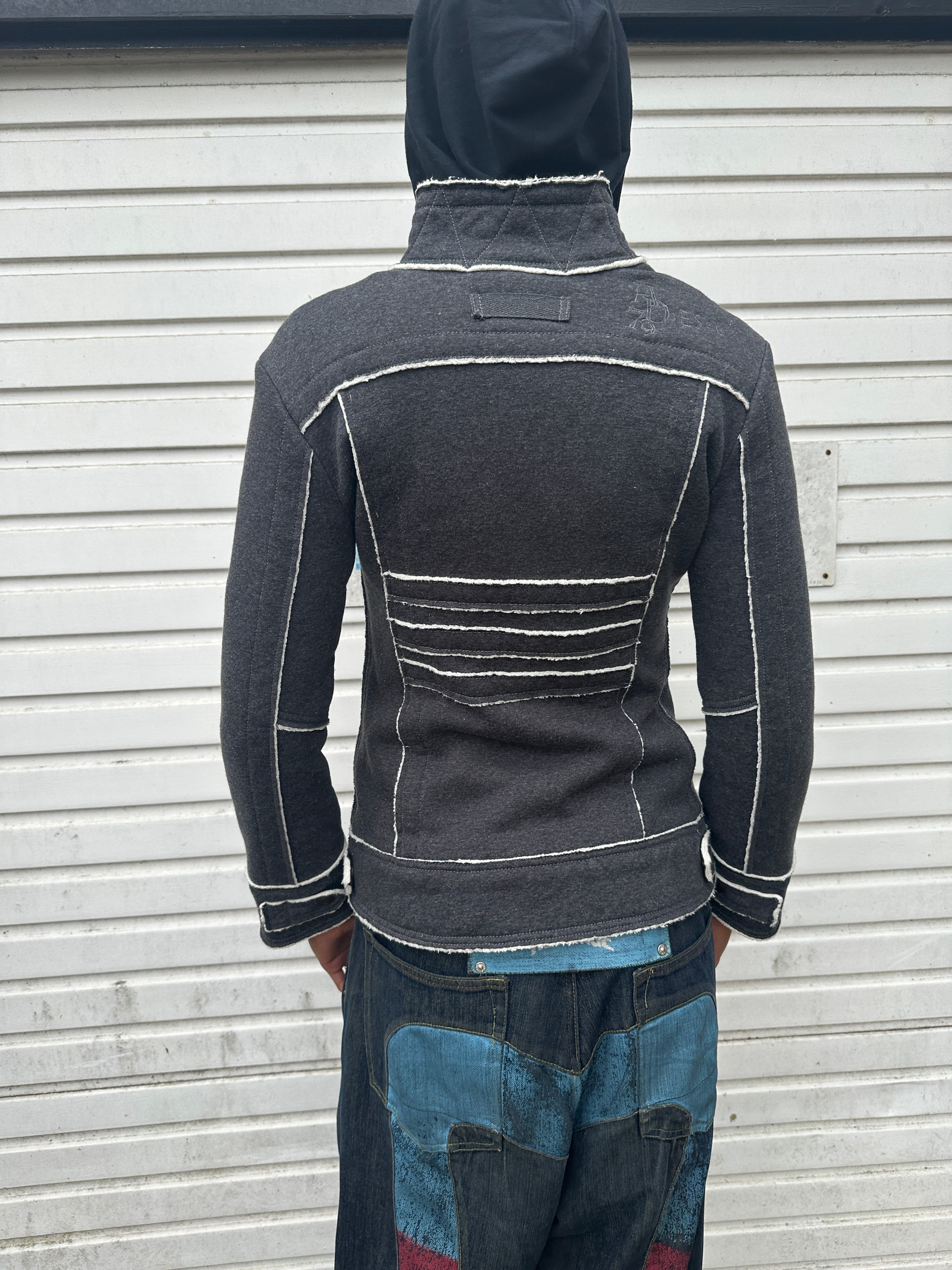 Vintage Diesel Utility Fleece Asymmetrical Jacket (S)