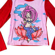 “Hot Ice” 420 Girl Graphic Tee (M)