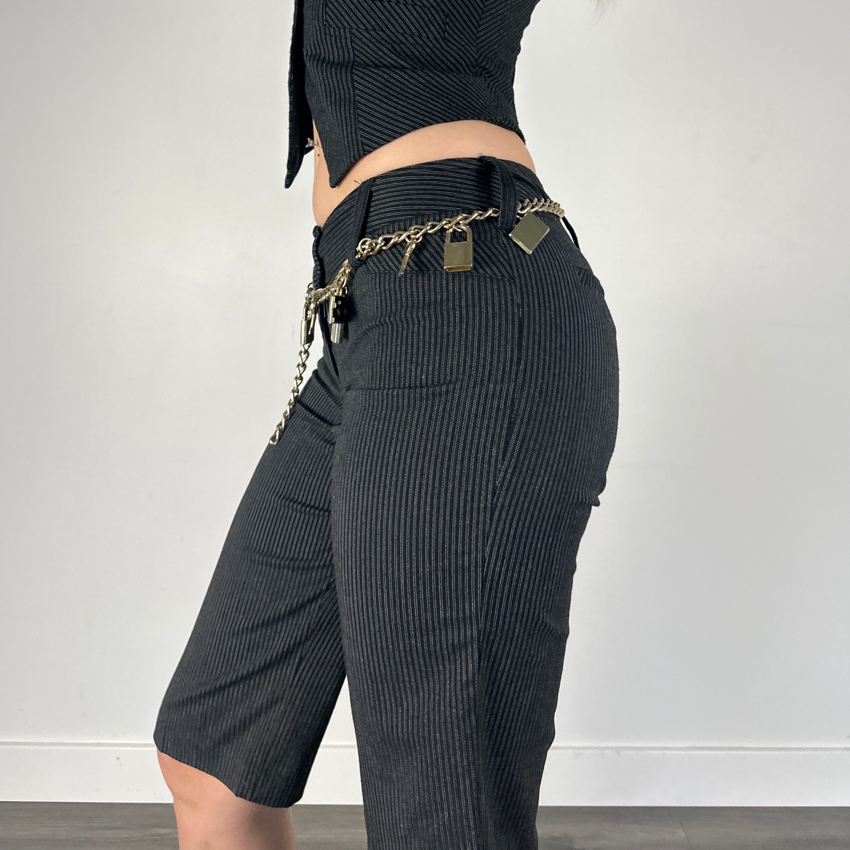 2000s Pinstripe Suit Set (XS)