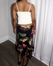 Y2K Euro Morgan de Toi Butterfly Skirt (M)