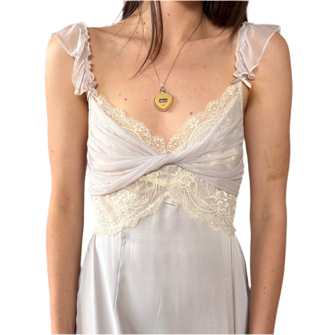 2000s Lilac Maxi Slip Dress (M) Holy Thrift 2000s Lilac Maxi Slip Dress (M) Holy Thrift