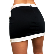 XOXO Chain Belt Mini Skirt (XS)