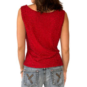 90s Cherry Beaded Top (M/L)