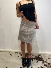 Vintage Marithe Francois Girbaud Fishtail Midi Skirt (S)