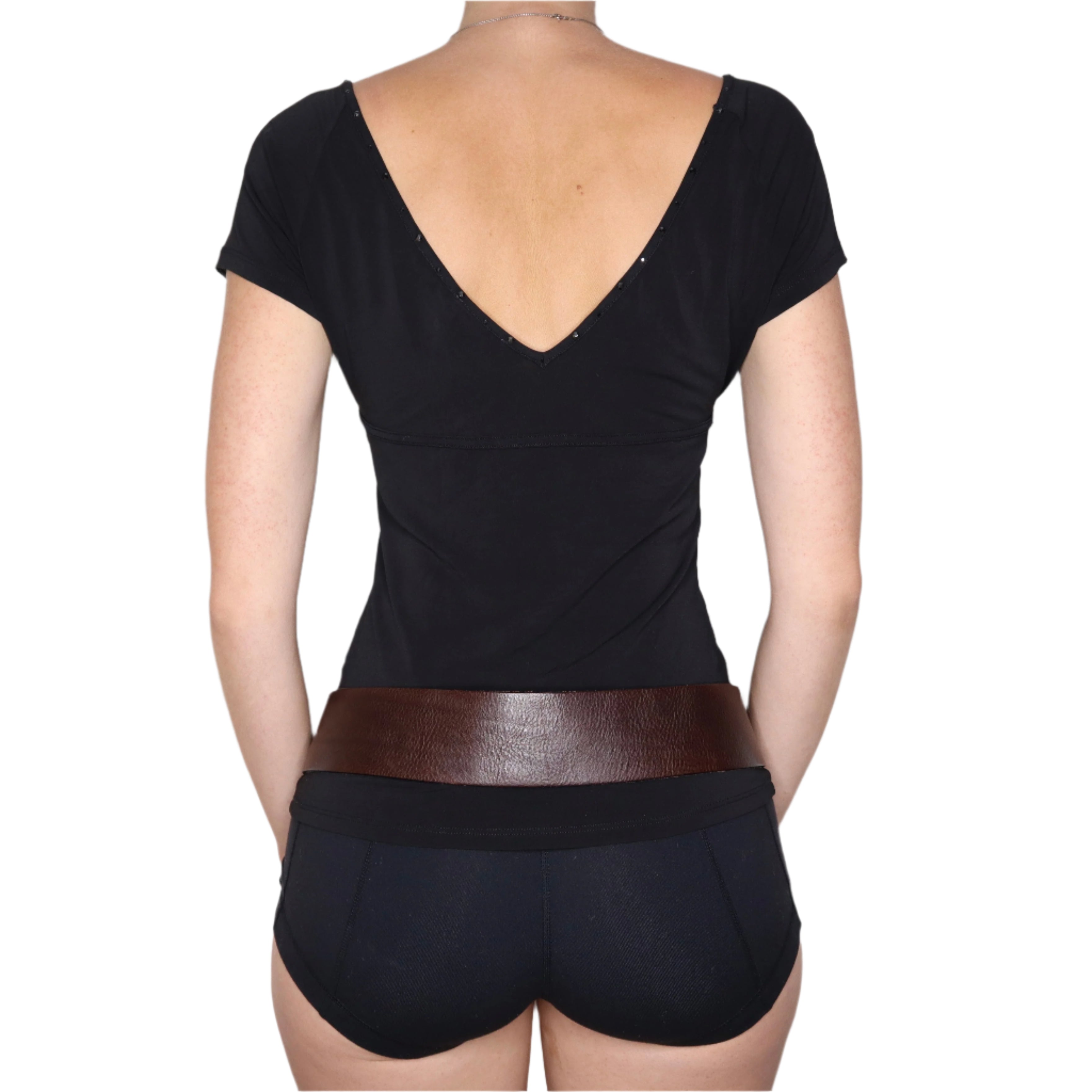 Y2K BLUMARINE Black Bejeweled Blouse (M/L)