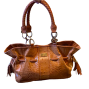 Genuine leather Isabella Adams tote, handbag .