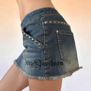 Harley Davidson Studded Denim Mini (XS)