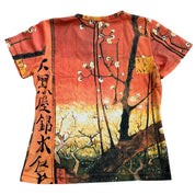 P&N Vincent van Gogh's Flowering Plum Tree AOP graphic baby tee (M)