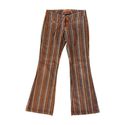 Early 2000s Striped Lace Up Cords (S)