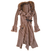 Furry Knit Duster Cardigan (S/M)