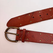 Ralph Lauren Studded Leather Belt (S)