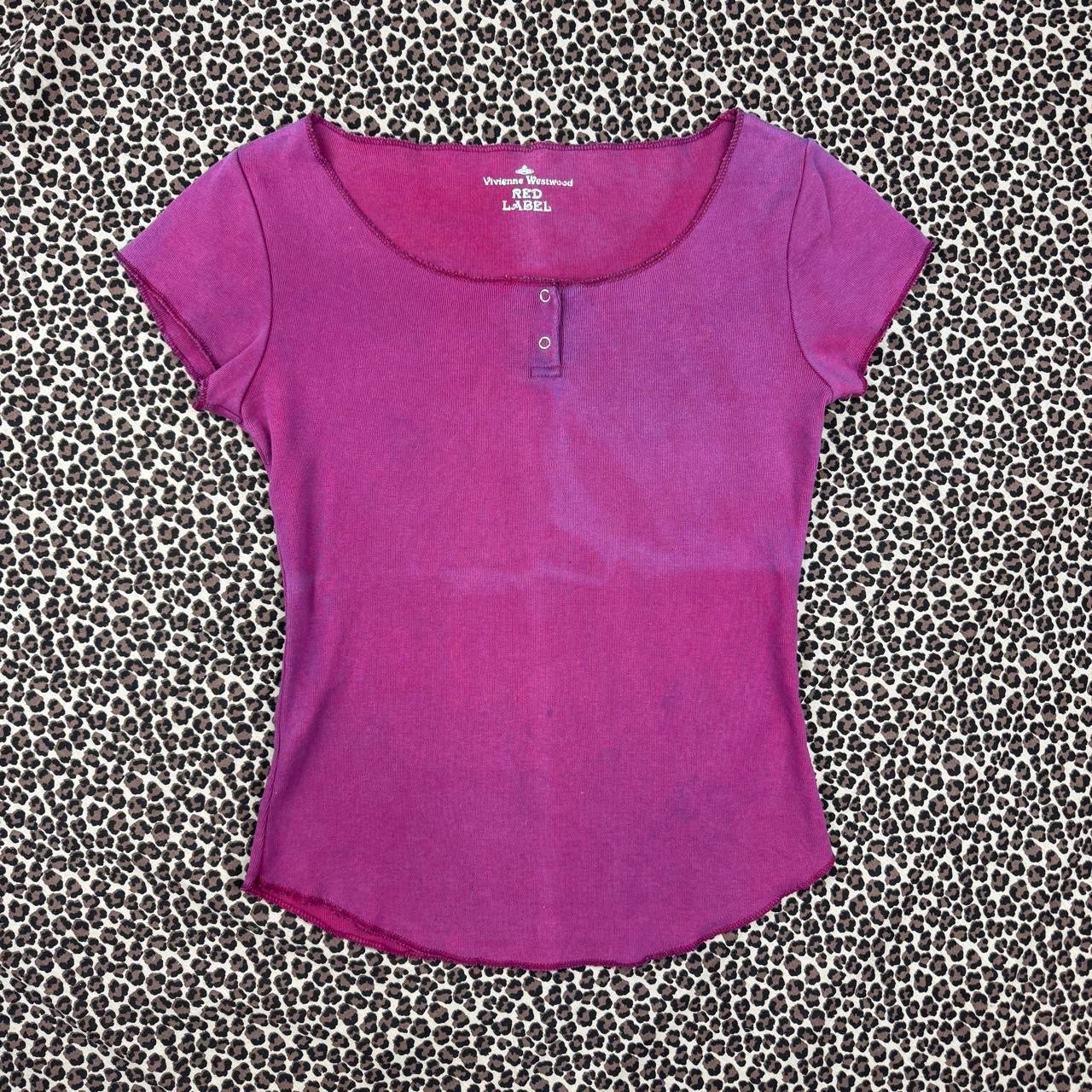 Vivienne Westwood Purple Overdye Baby Tee (XS/S)