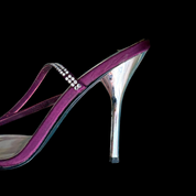 Capollini Paris Purple And Silver Heels (7.5)