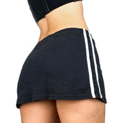 Y2K Sporty Micro Mini Skirt (L)