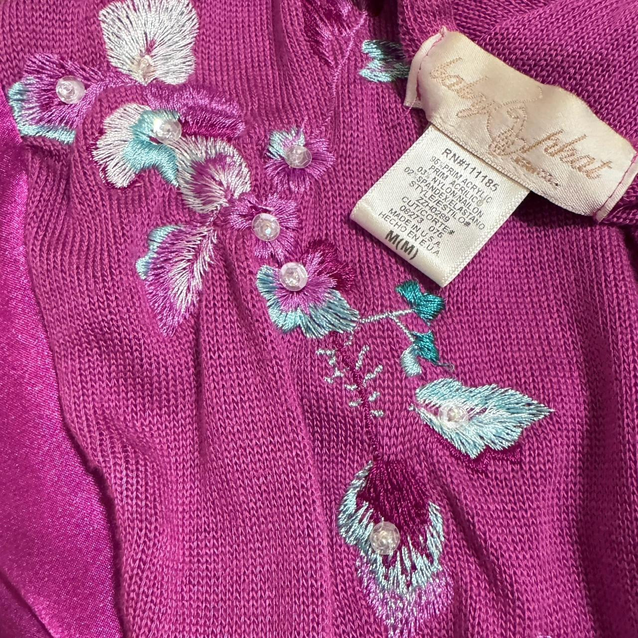 Y2K Baby Phat Orchid Wrap Top (M)