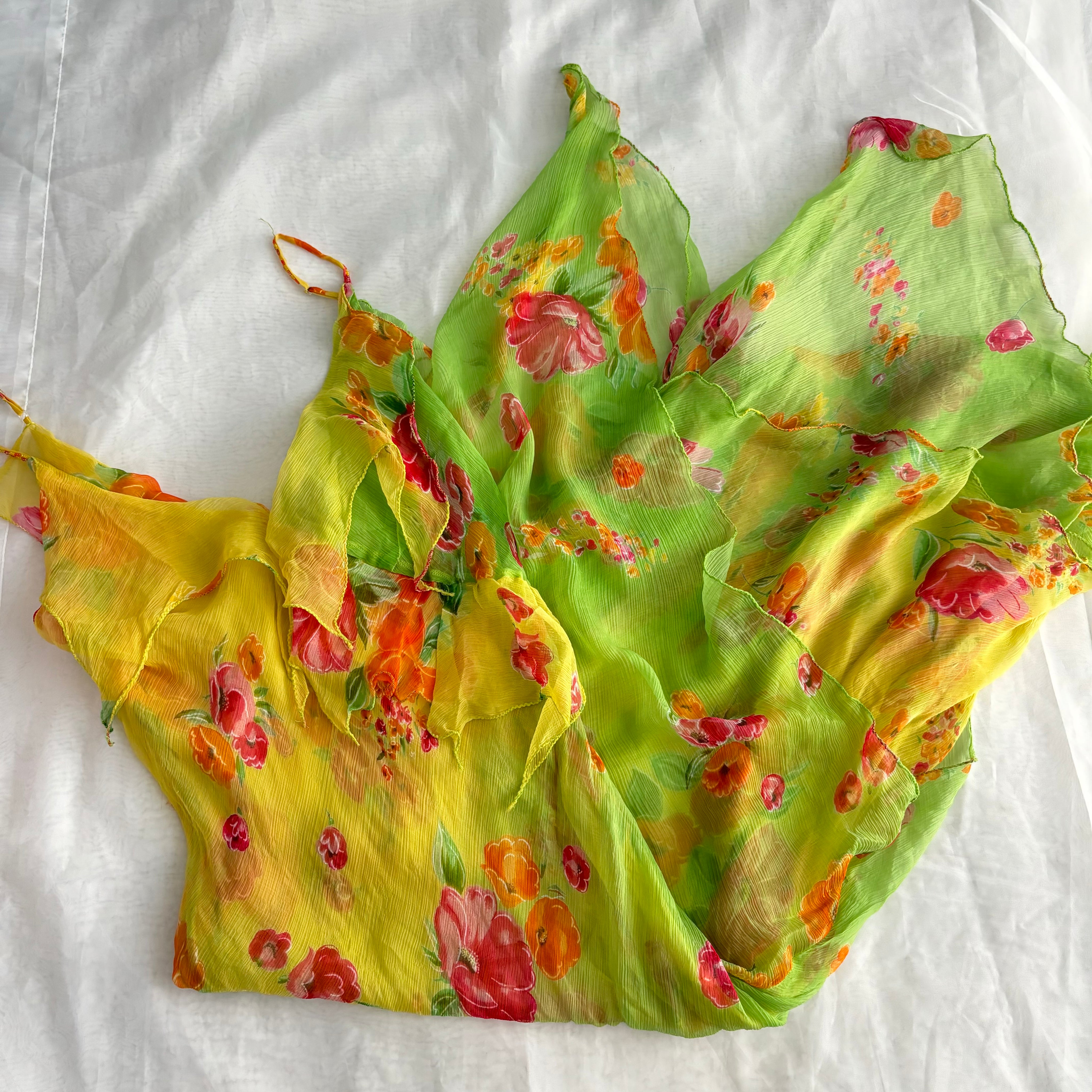 Deadstock Rene Derhy Floral Dress (M/L)