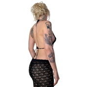 Sheer Crochet Halter Set (XS/S)