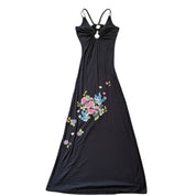 Soul Revival Maxi embroidered dress (S)