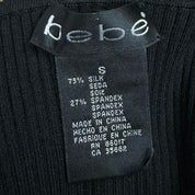 Bebe Y2K Silk Knit Turtleneck (S)