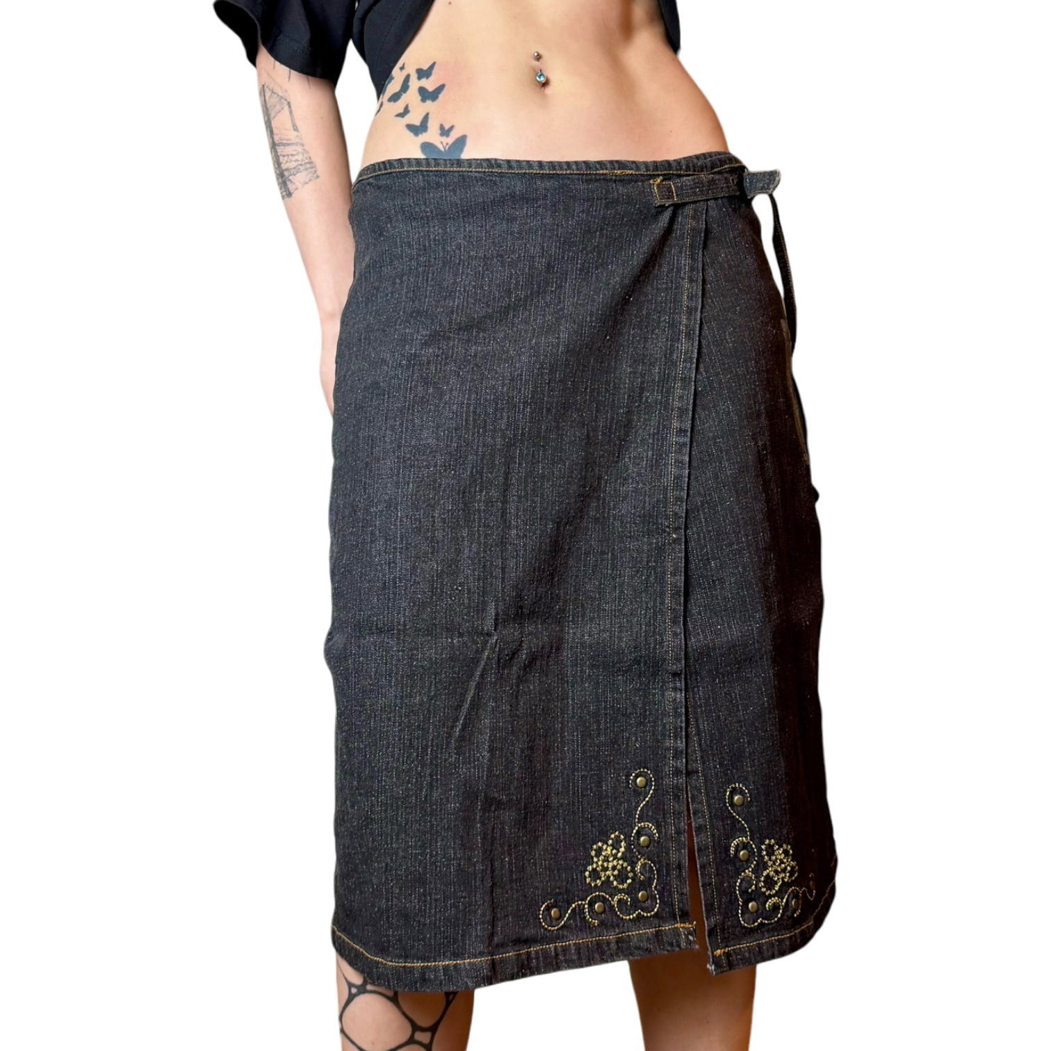 Deadstock Y2K Midi Skirt (S/M)