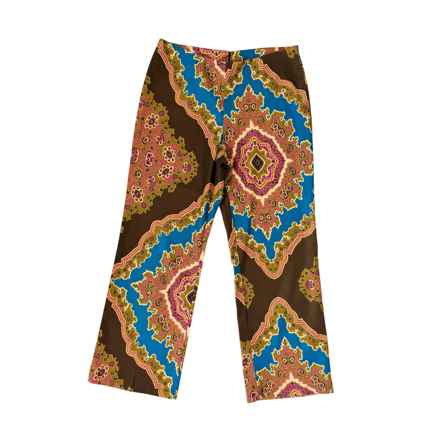 Vintage Mandala Print Capris (XS/S)